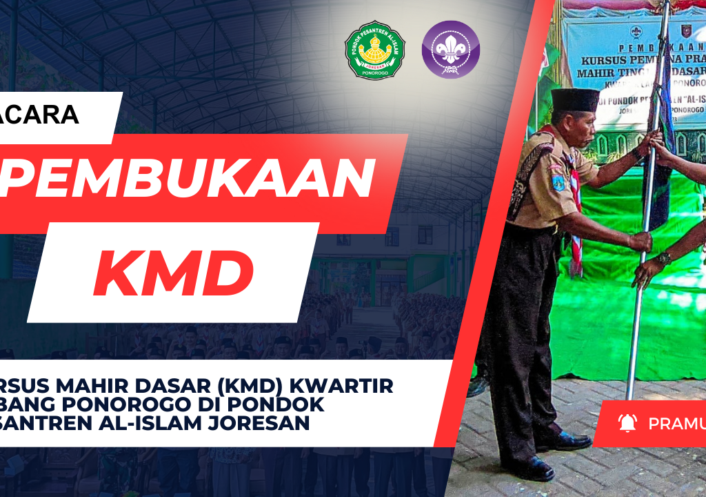 KURSUS MAHIR DASAR KWARTIR CABANG PONOROGO DI PONDOK PESANTREN AL-ISLAM JORESAN
