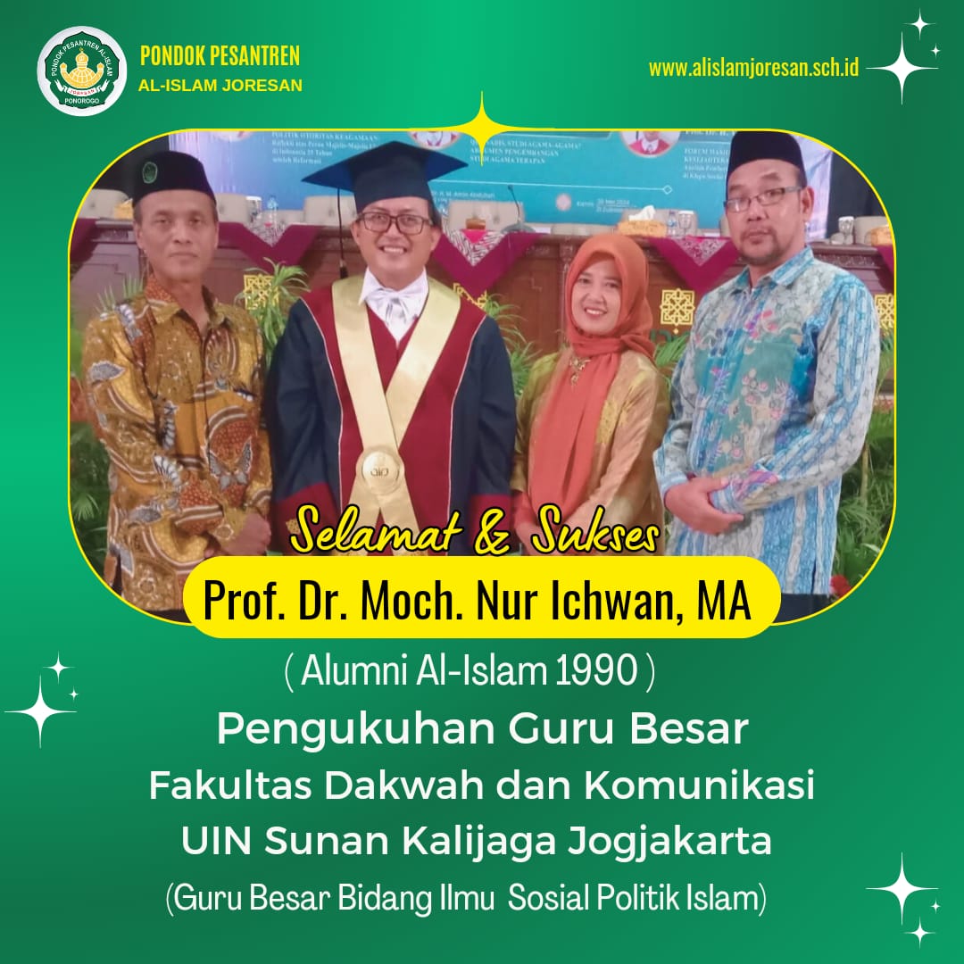 Guru Besar Alumni Al Islam k-11 Prof. Dr. Moh Nur Ichwan